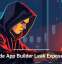 No-Code App Builder Leak Exposes Data